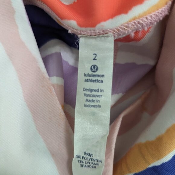 Lululemon true self crop bleacher stripe 2 - Picture 6 of 7